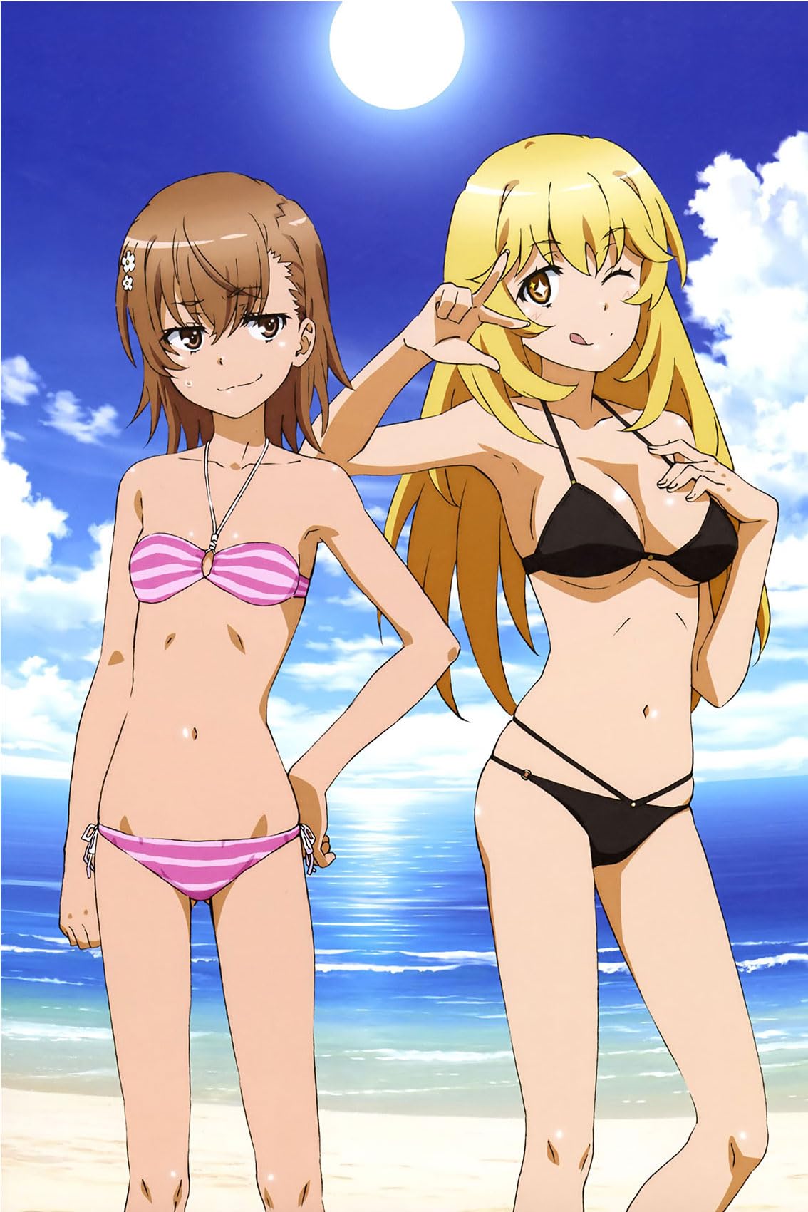 Amazon.co.jp: とある科学の超電磁砲T ポスター 御坂美琴 食蜂操祈