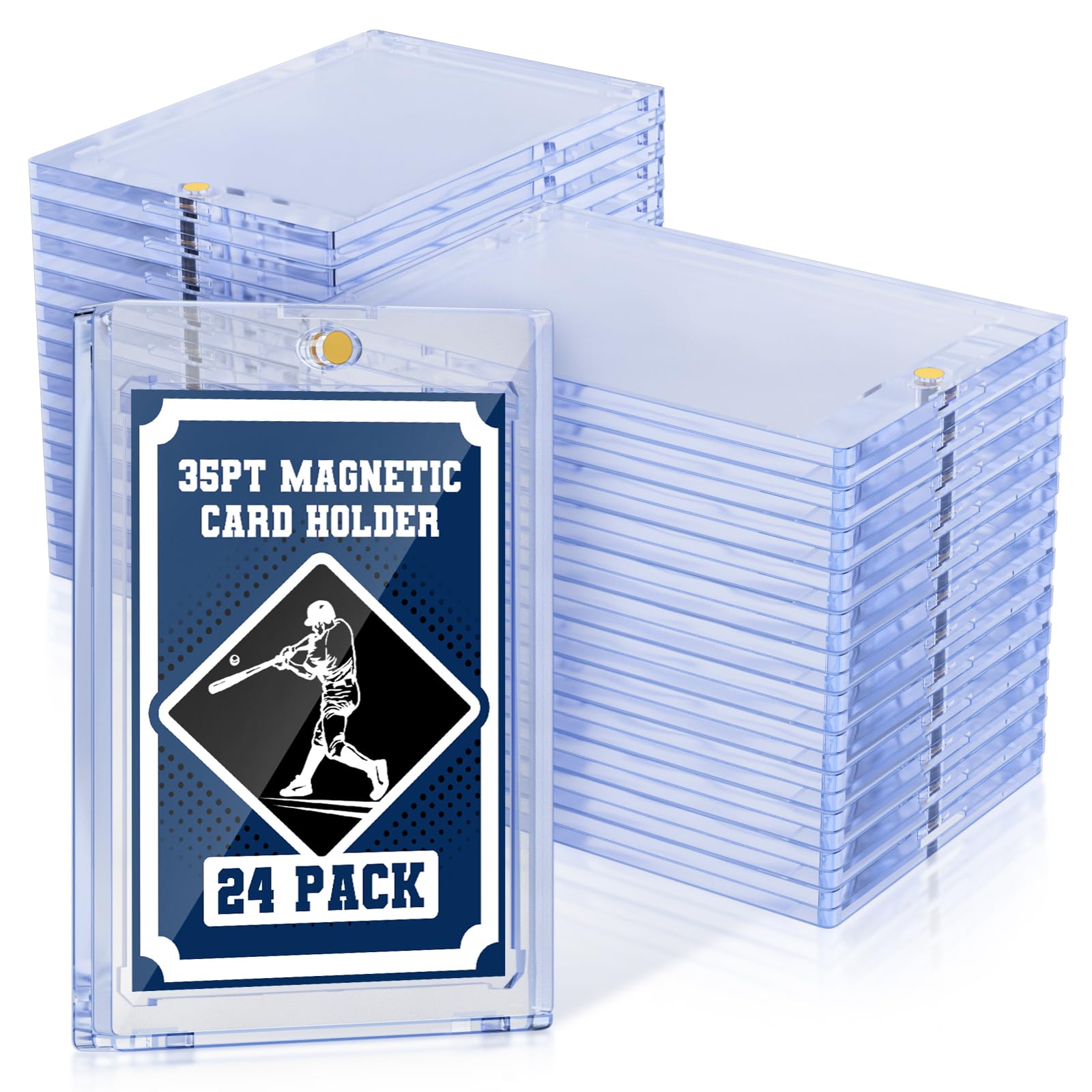 Amazon.com: 35pt Magnetic Card Holder for Trading Cards, Baseball
