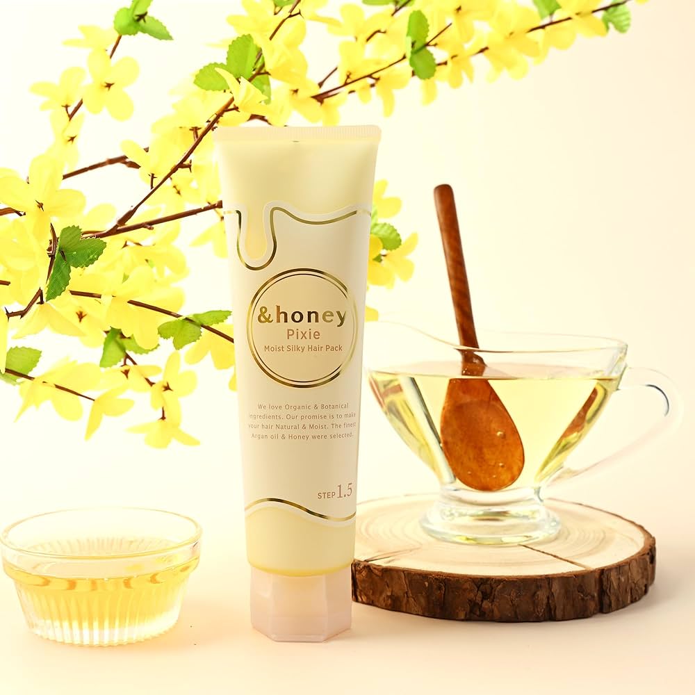 Amazon.com: &-Honey Pixie Moist Silky Hair Pack 130g - Japanese