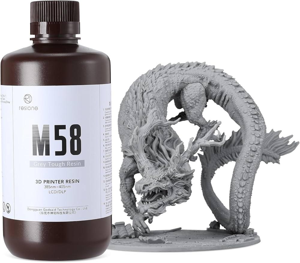 Amazon.co.jp: RESIONE 3Dプリンターレジン M58 abs 高強度で脆くない
