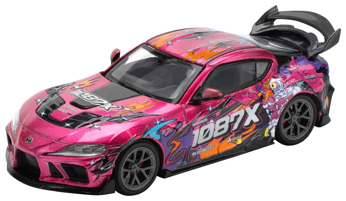 Amazon | POP RACE 1/64 ダーウィンプロ66G WBKスープラ (A90) - 1087X