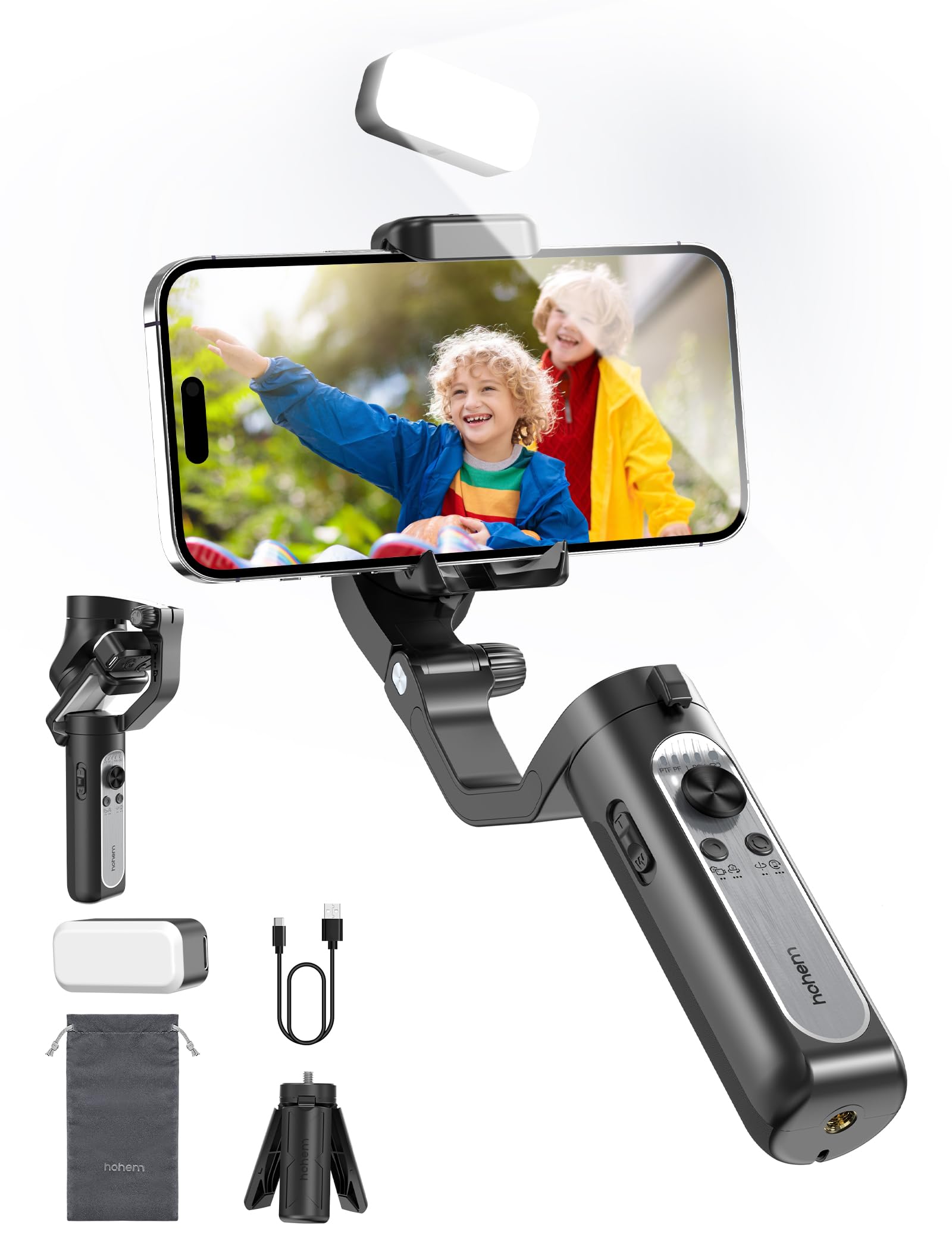Amazon.com: hohem iSteady XE Kit Gimbal Stabilizer for Smartphone