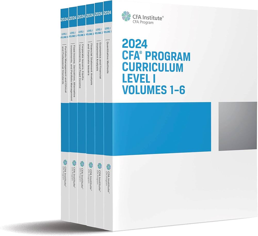Amazon.com: 2024 CFA Program Curriculum Level I Box Set
