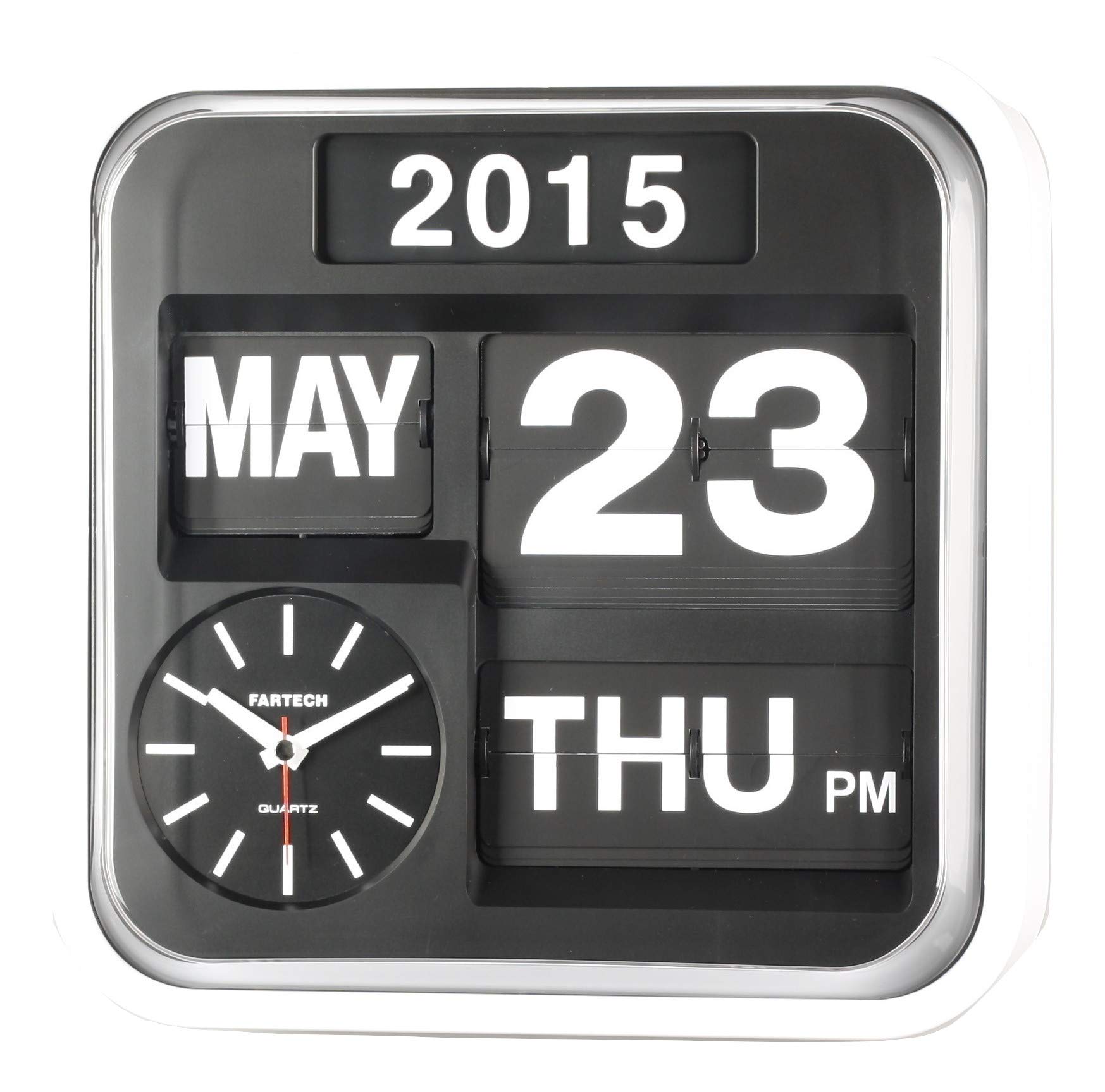 Amazon.com: FARTECH Auto Calendar Flip Clock AD-640 (Standard