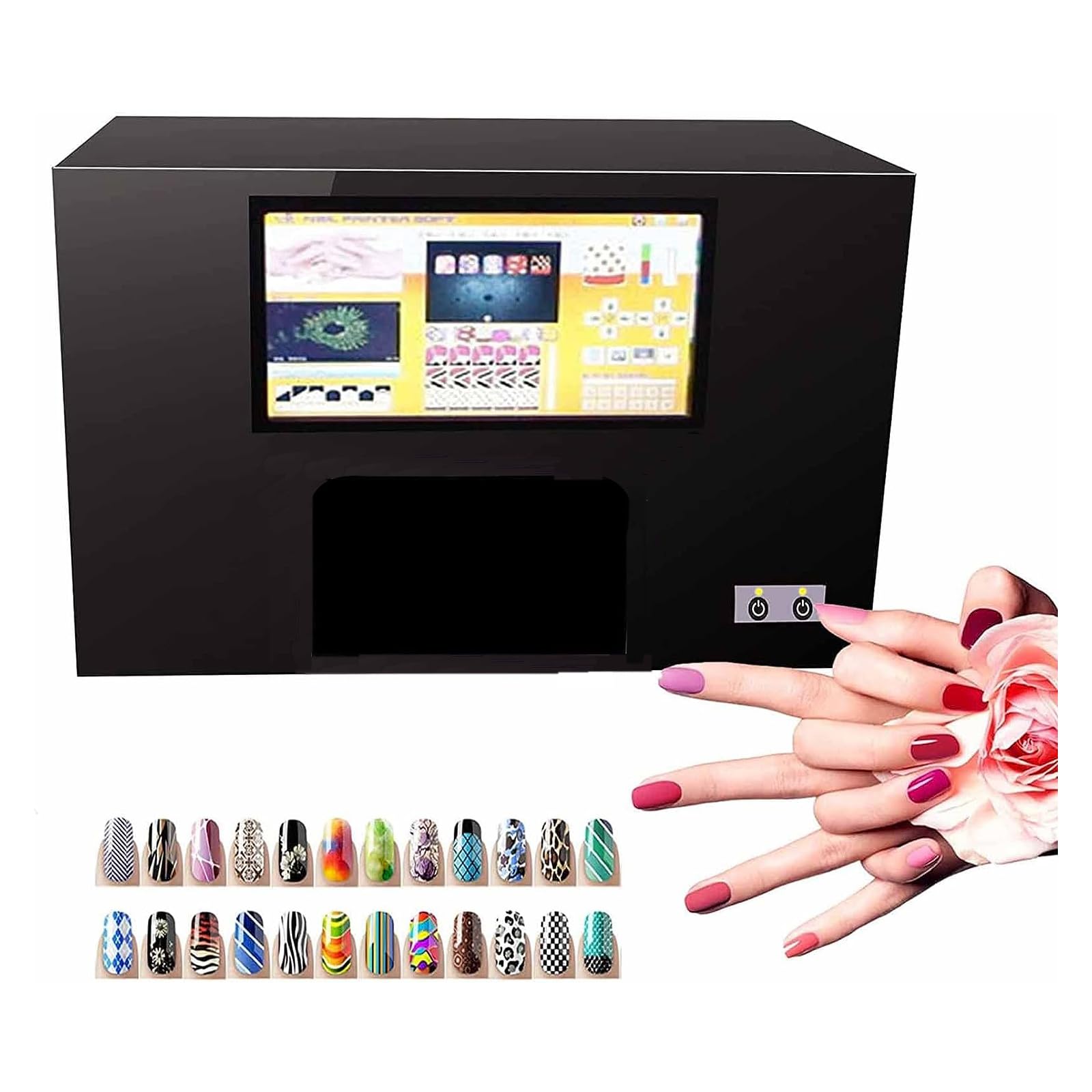 Amazon.co.jp: 3Dネイルプリンター、タッチスクリーン130フルHDカメラ