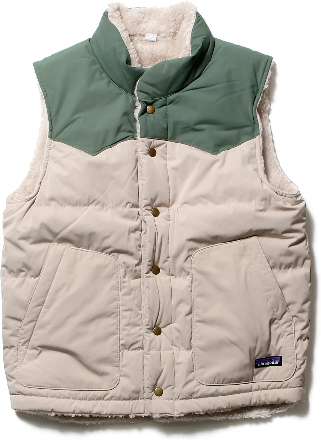 Amazon | [パタゴニア] ダウンベスト フリース リバーシブル メンズ