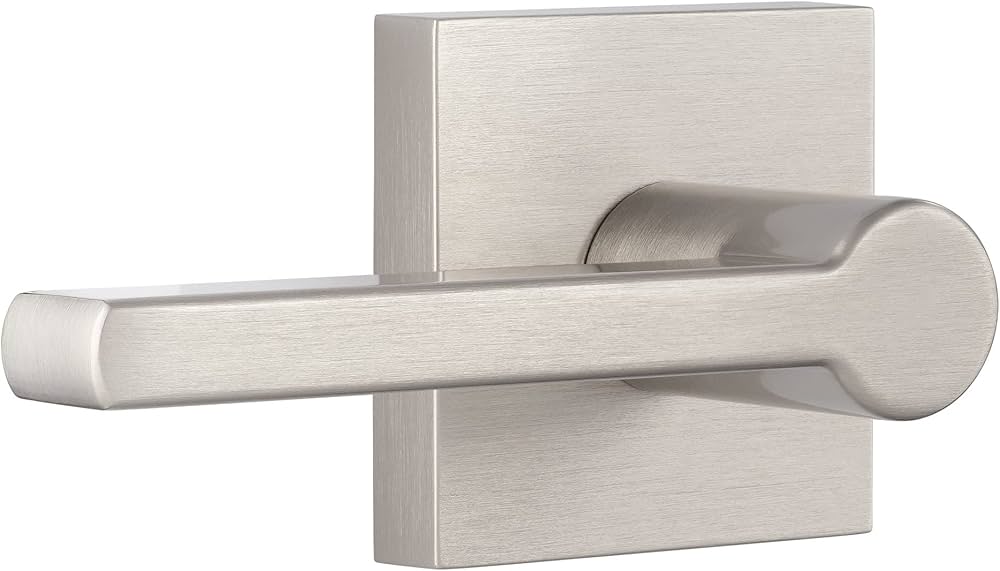 Miseno MLK4022 Lorton Flat Bar Passage Door Lever Set - Satin