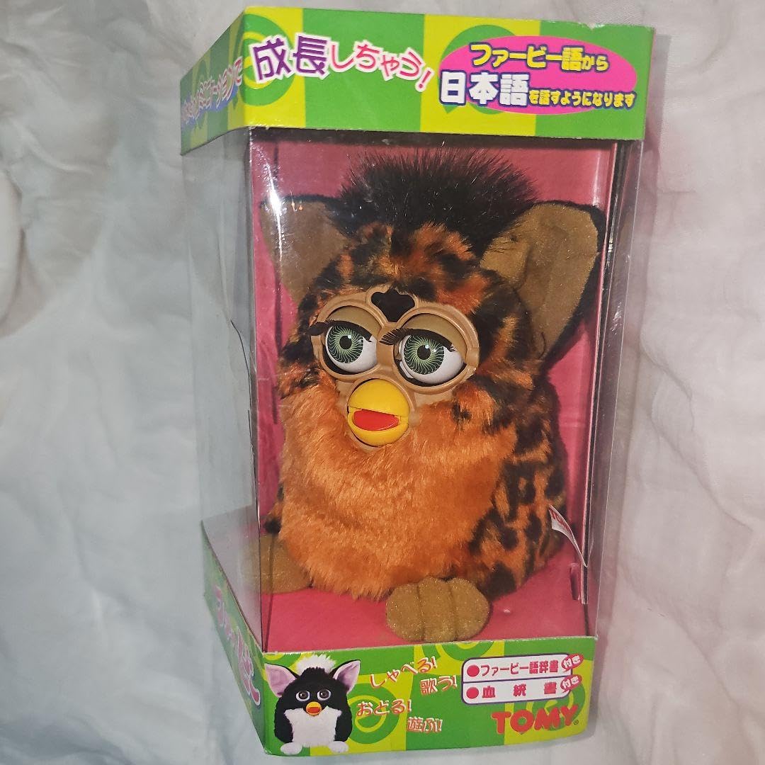 Amazon.co.jp: ファービー 日本語 初代 ヒョウ柄 平成レトロ 豹柄