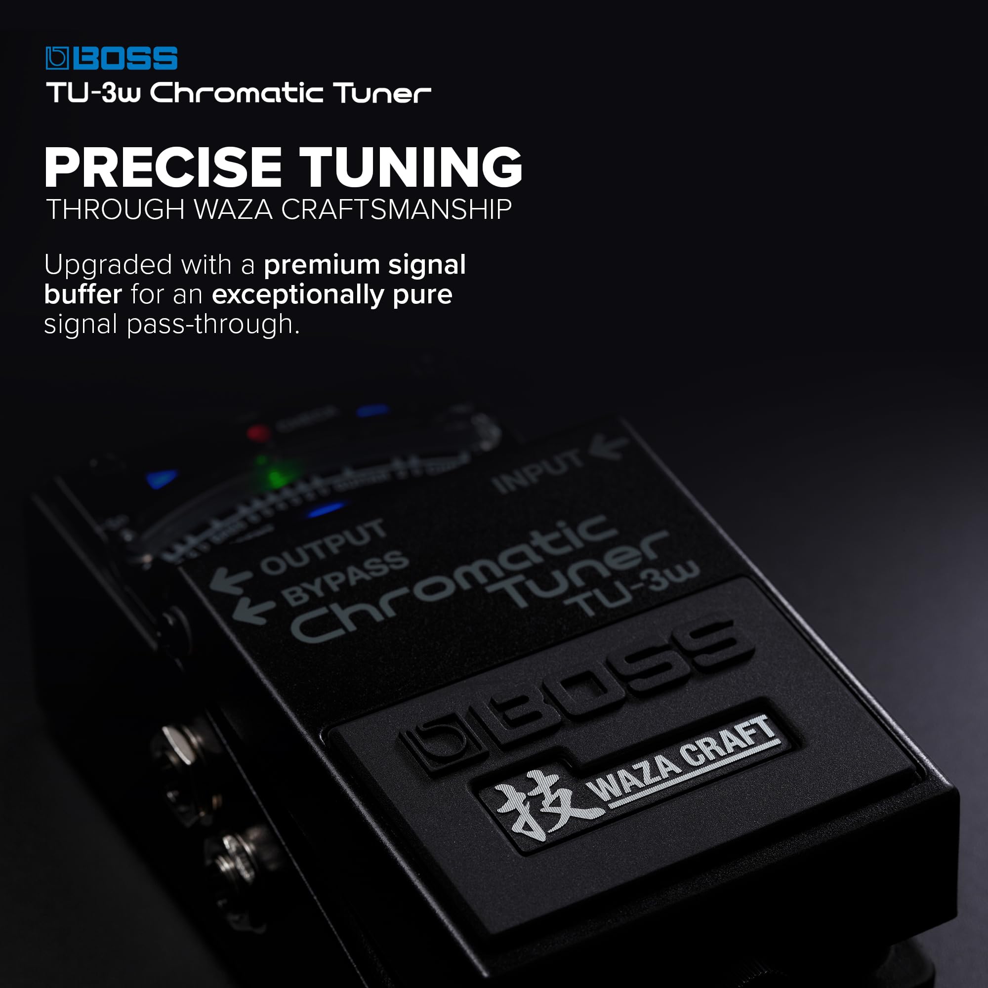 Amazon.com: BOSS TU-3W Waza Craft Compact Chromatic Tuner