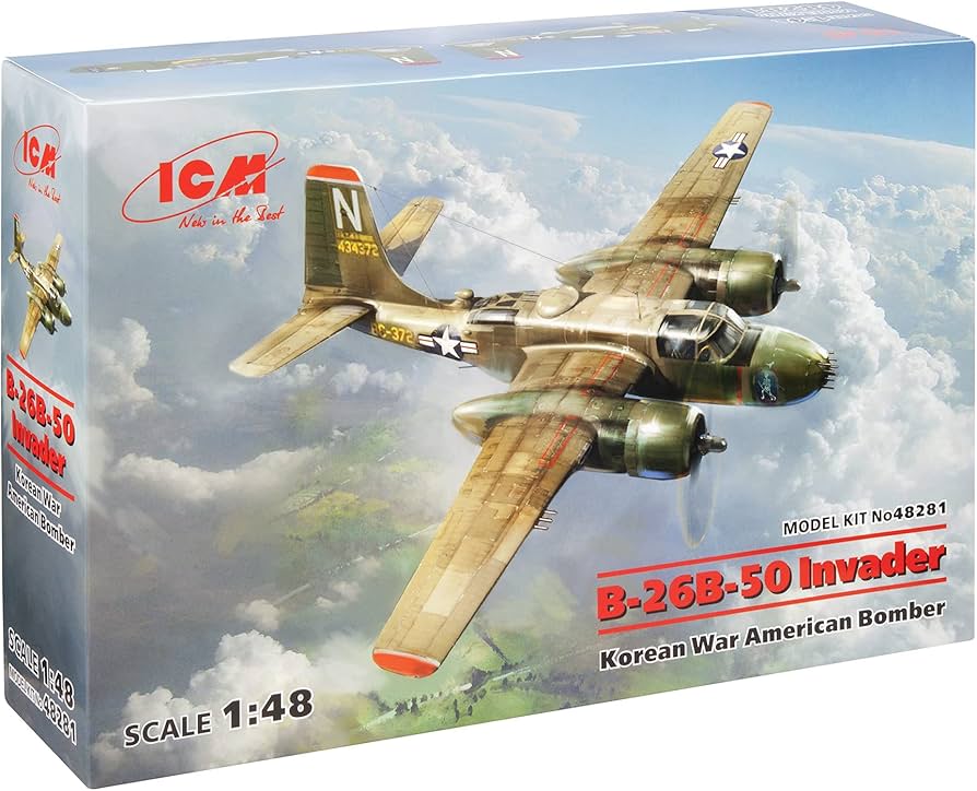 Amazon.com: ICM 48281 - Plastic Aircraft Model Kit B-26B-50