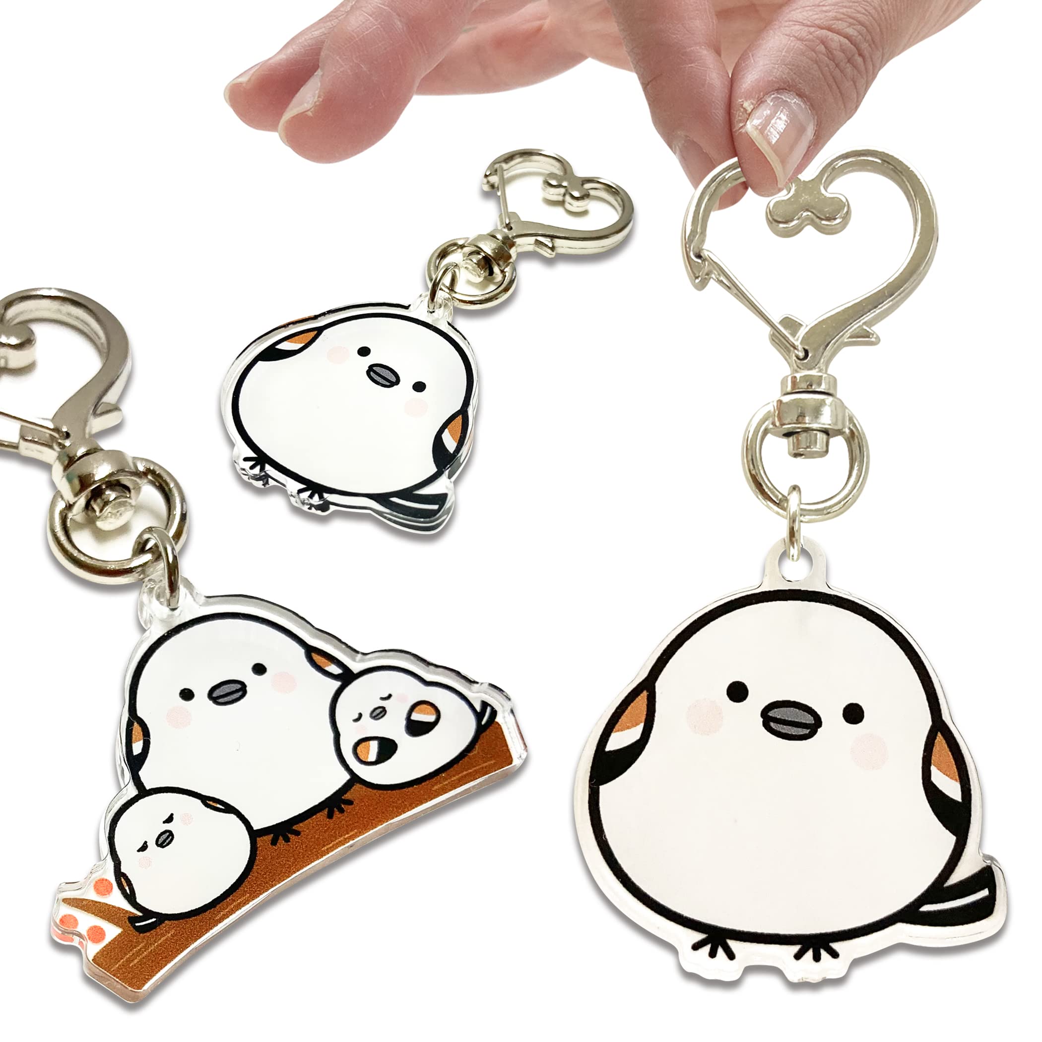 Amazon.co.jp: [LamPlanning] 【きながにシマエナガ】アクリル ハート