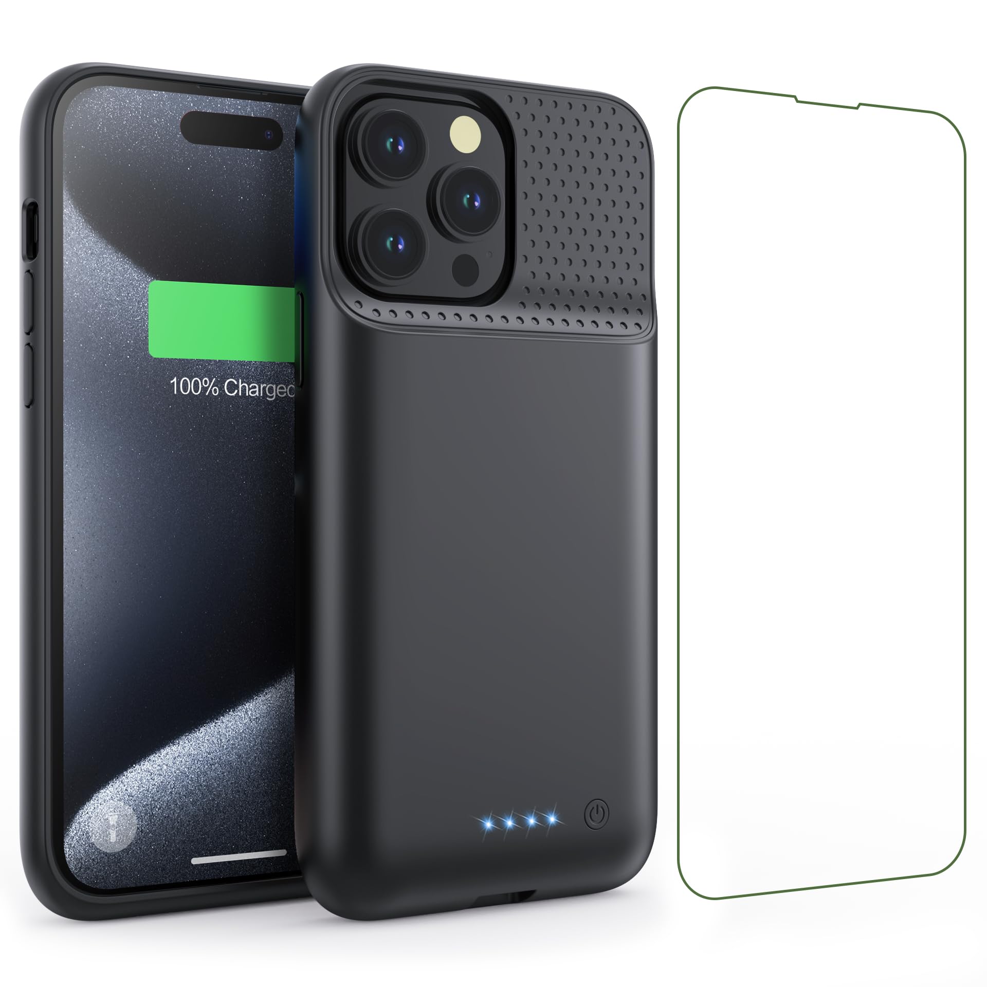 Amazon.com: QTshine Battery Case for iPhone 15Pro Max, Upgrade