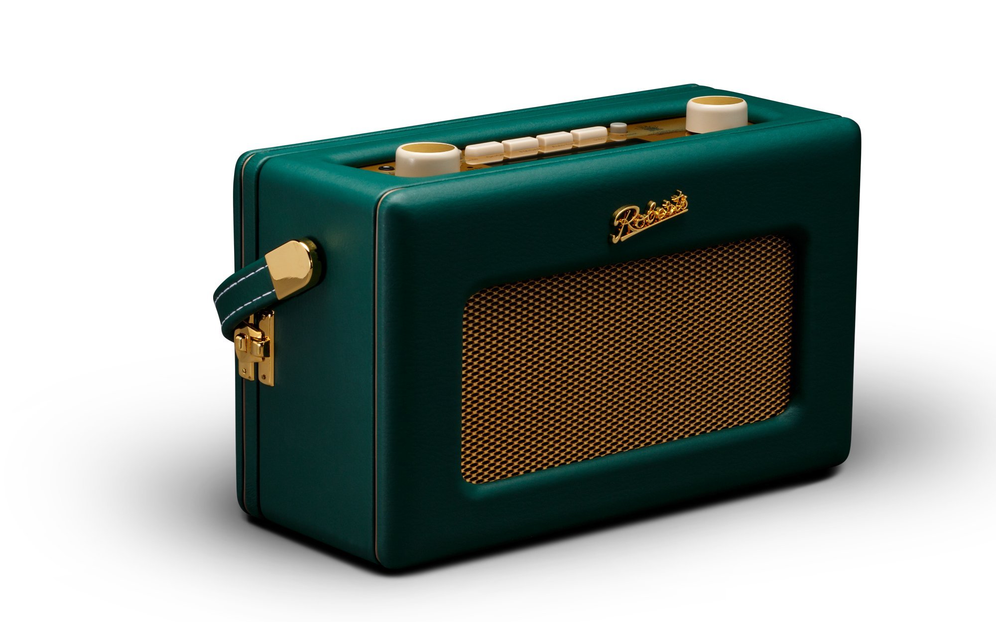 Amazon.co.jp: ロバーツラジオ R300 レザークロス グリーン 英国王室