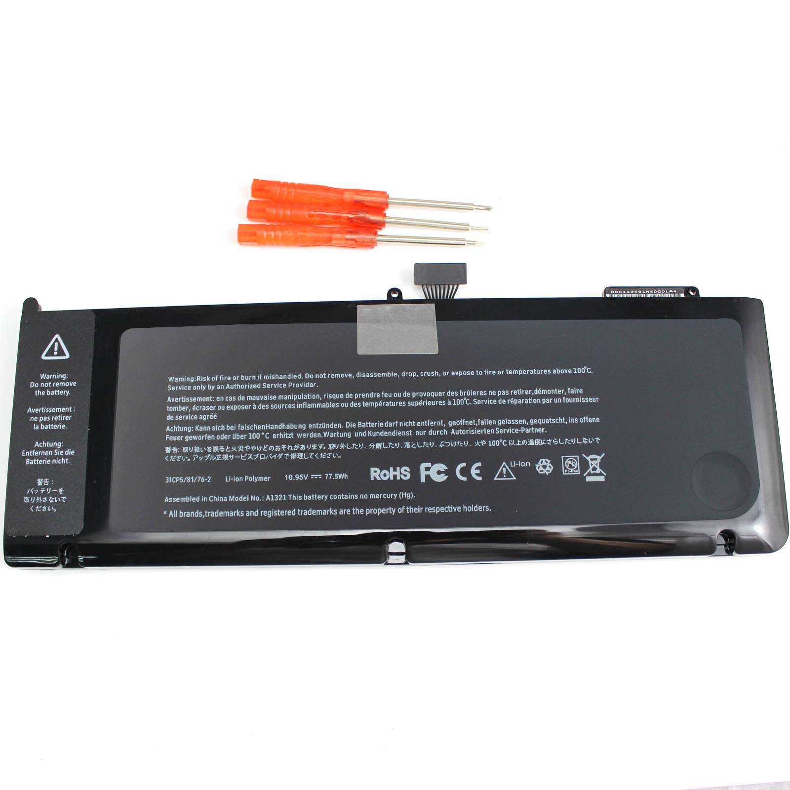 Amazon.com: Gomarty A1321 A1286 Laptop Battery for MacBook Pro 15