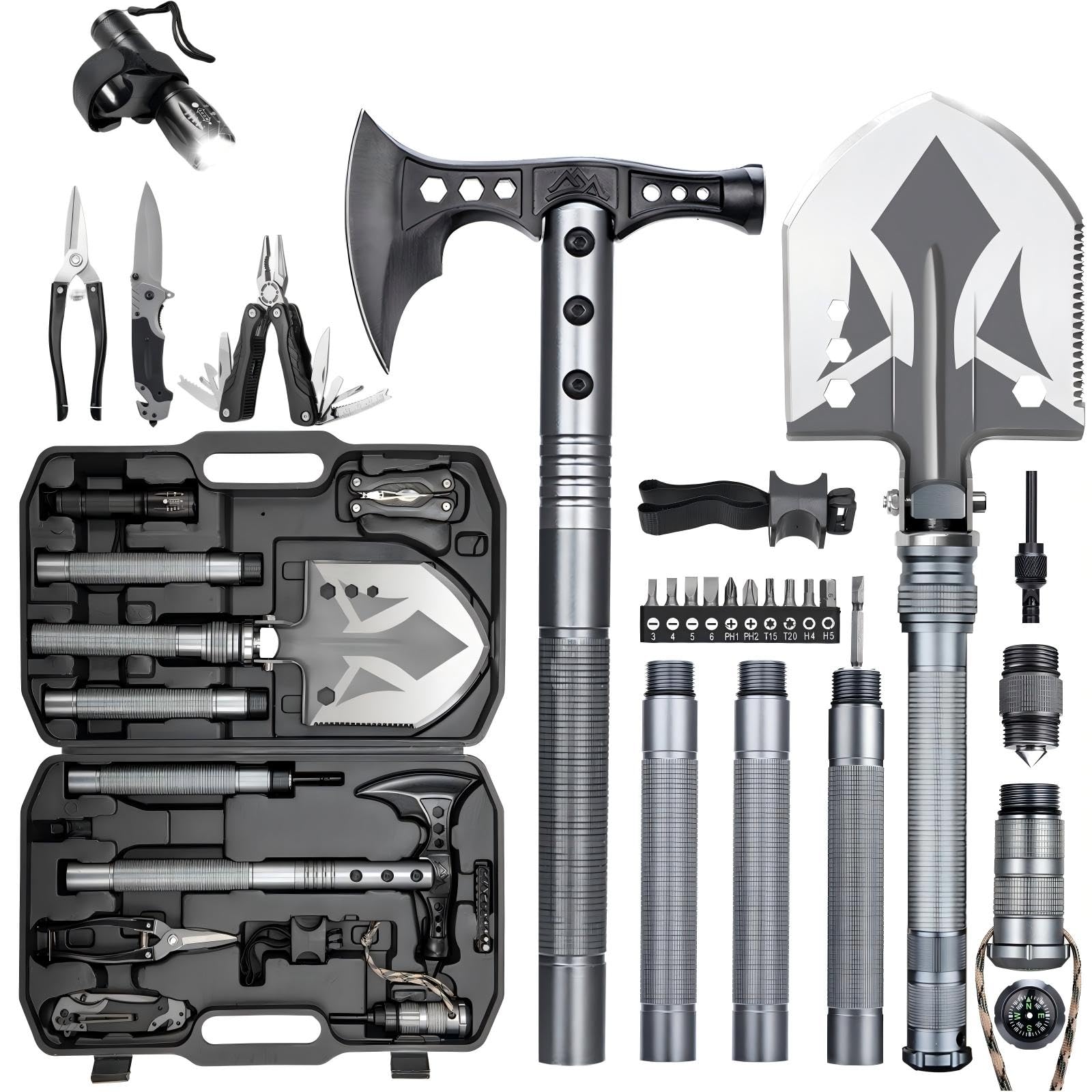 Amazon.com : ZENHOSIT Multifunctional Folding Tactical Shovel