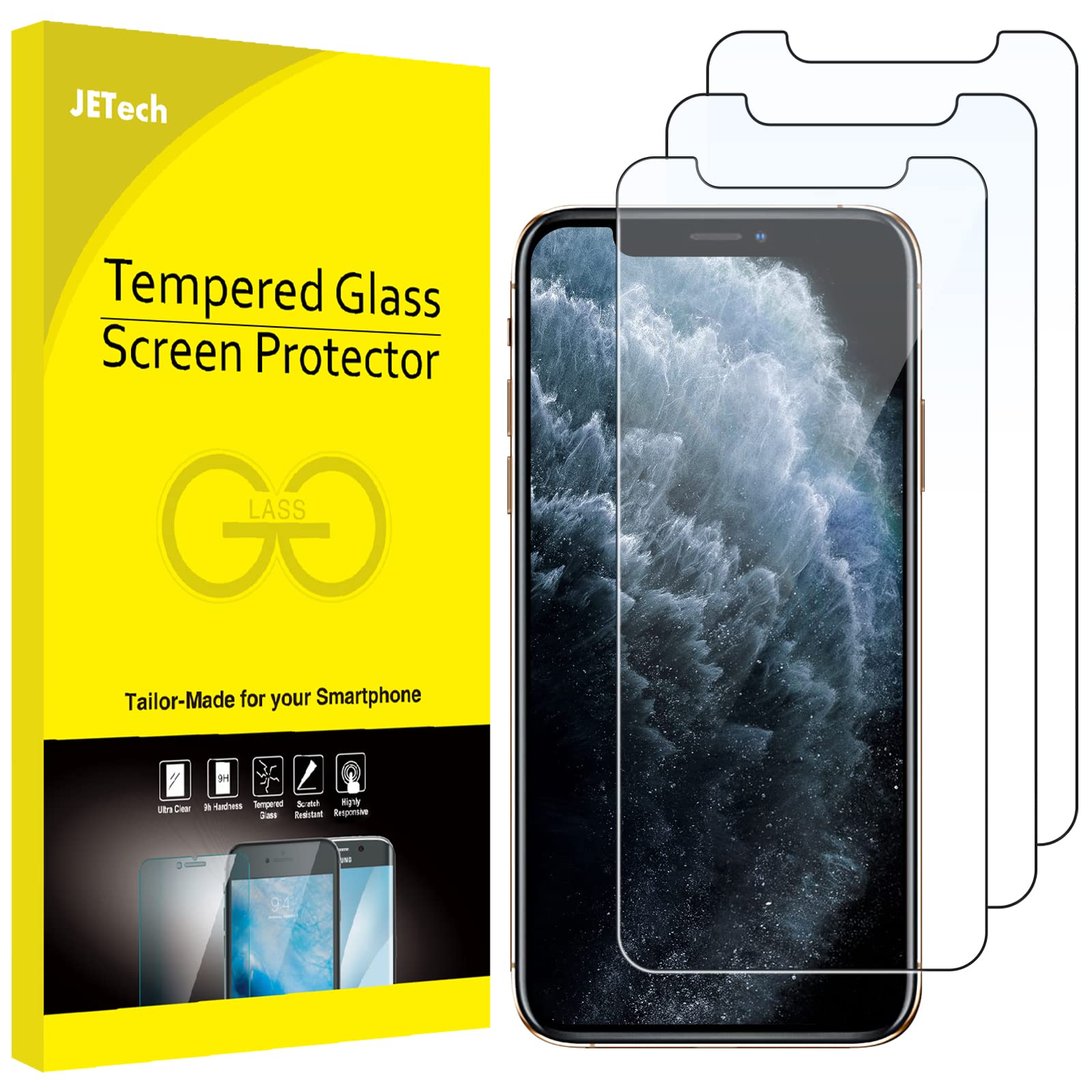 Amazon.com: JETech Screen Protector for iPhone 11 Pro, iPhone Xs