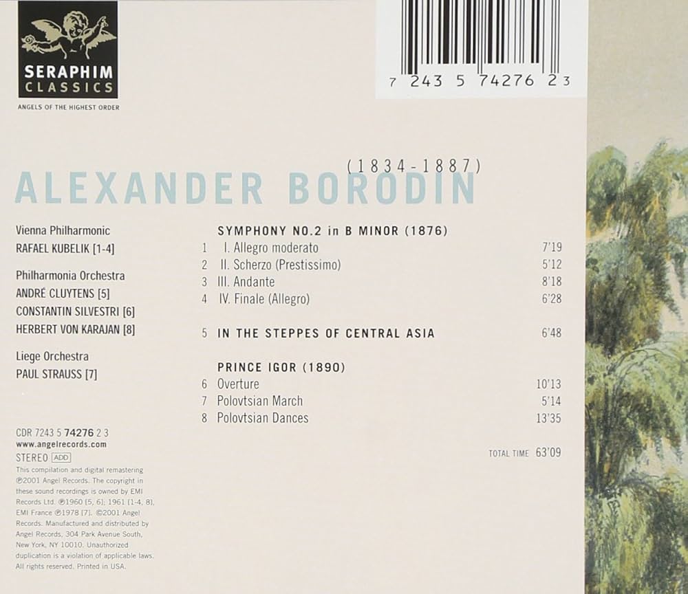 Borodin: Orchestral Works - Symphony No. 2 in B Minor/Prince Igor