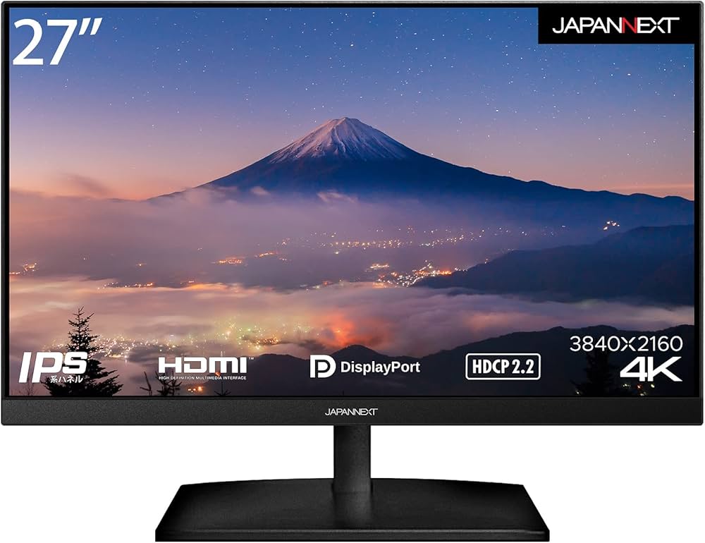 Amazon.co.jp: JapanNext JN-V27UHD-IPS-D 27インチ 液晶モニター
