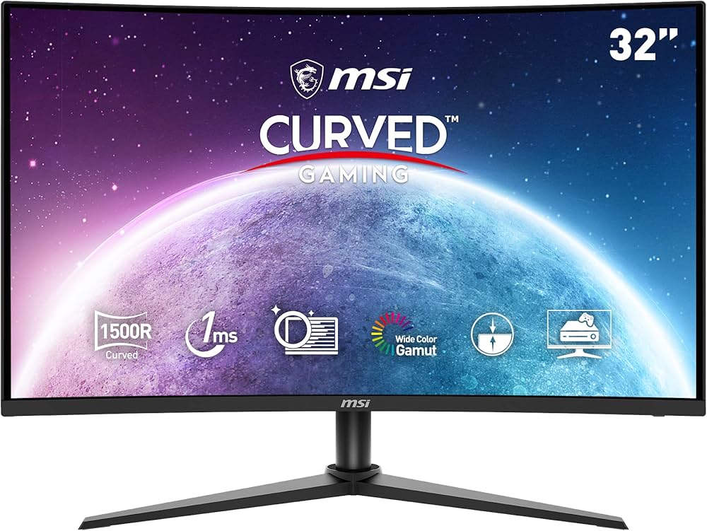 MSI G323CV Curved Gaming Monitor - 31.5 Inch, 16:9 Full HD (1920 x