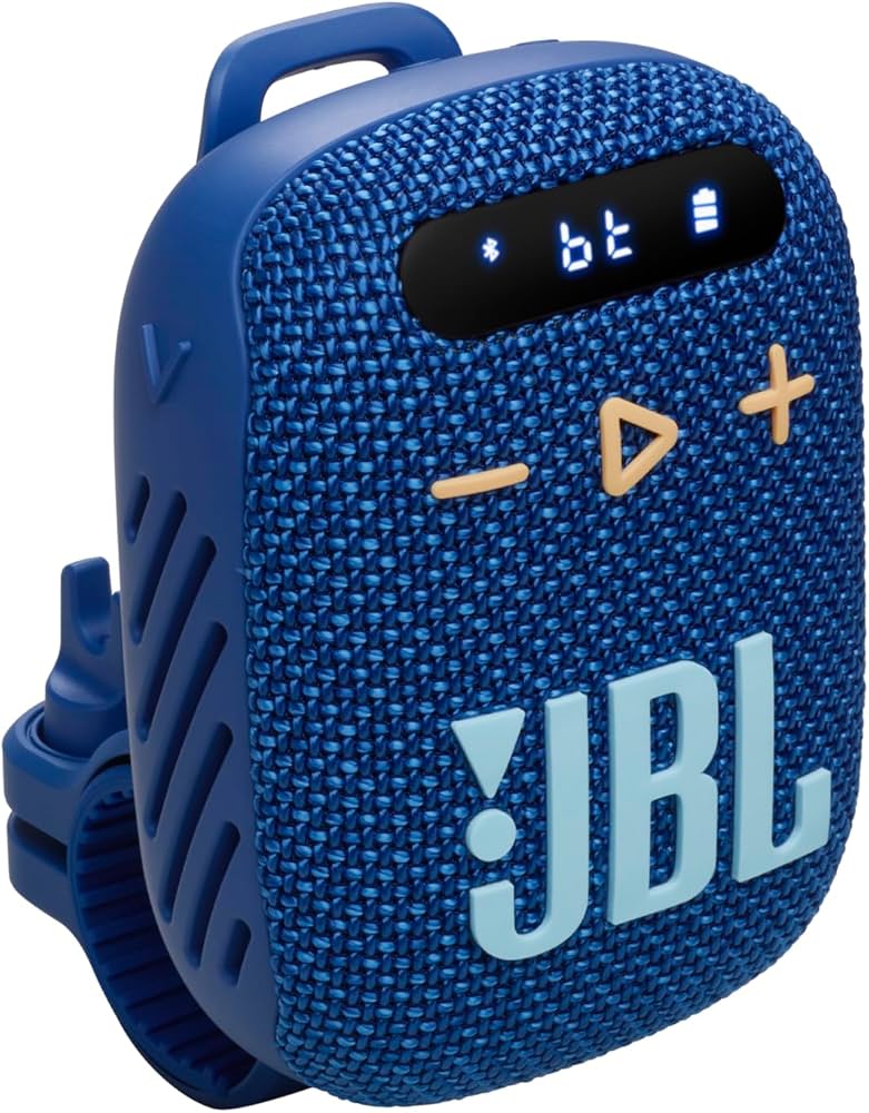 Amazon.com: JBL Wind 3 FM Bluetooth Handlebar Speaker (Blue