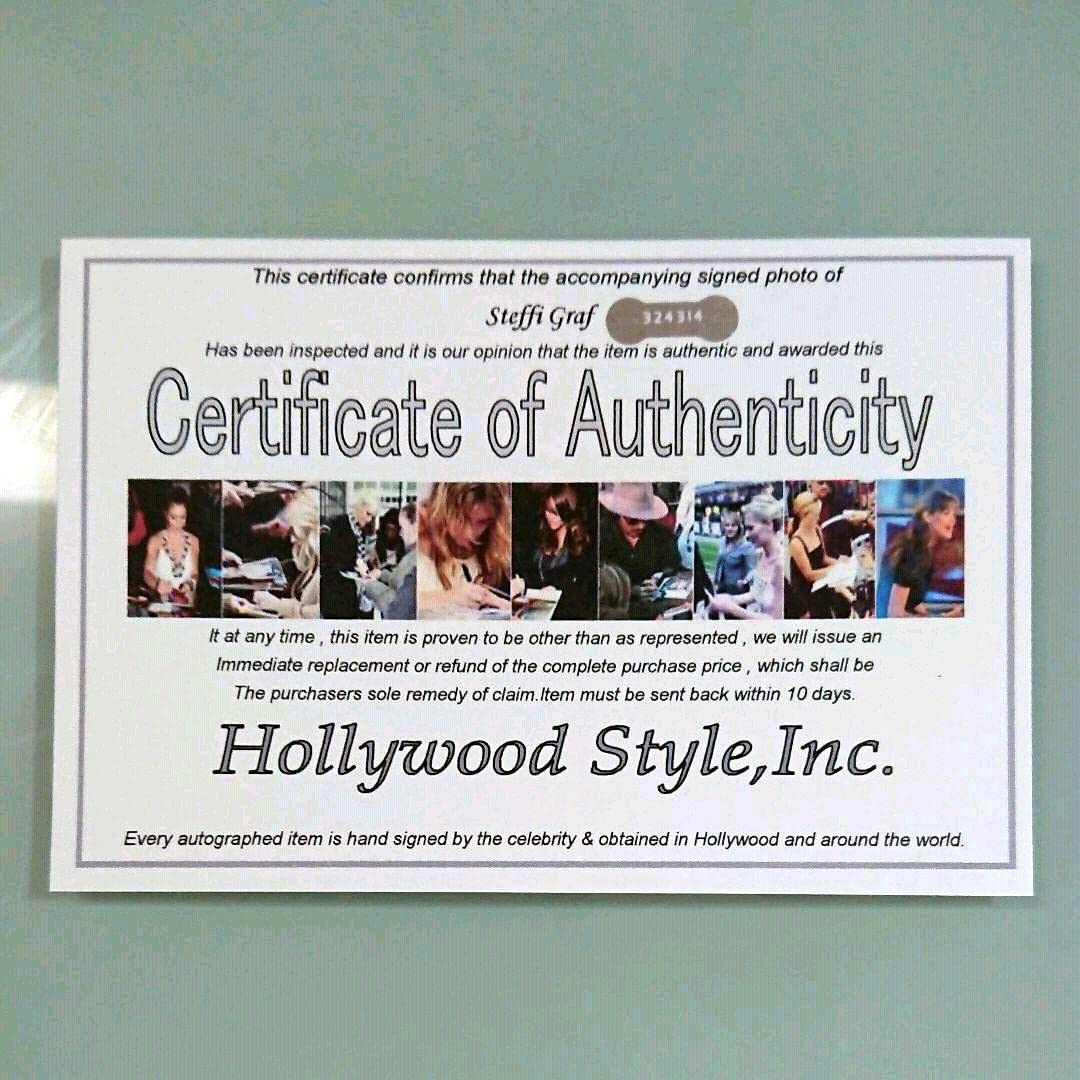 Amazon.co.jp: シュテフィグラフ直筆サイン入り写真…ドイツプロテニス