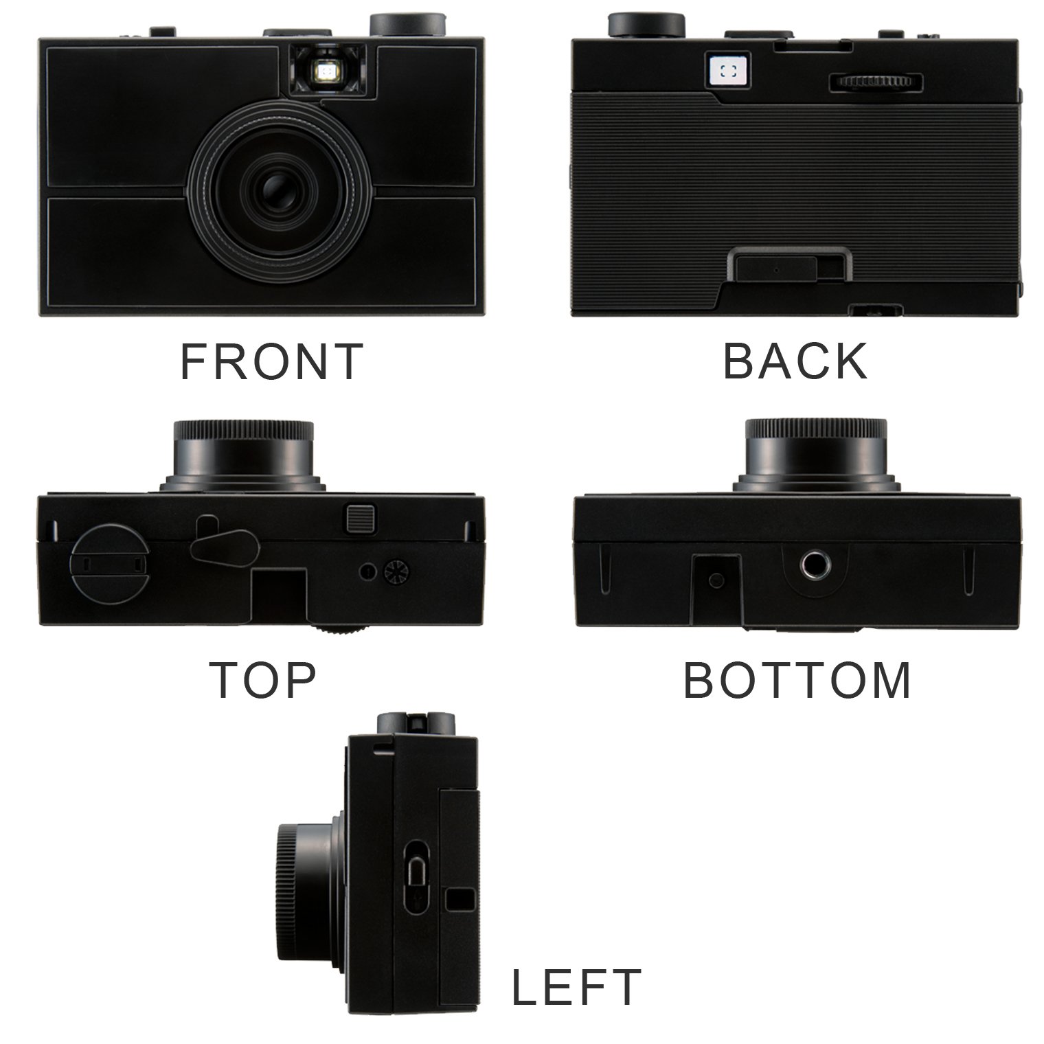 Amazon.com : Superheadz LAST CAMERA DIY 35mm Camera : Point And