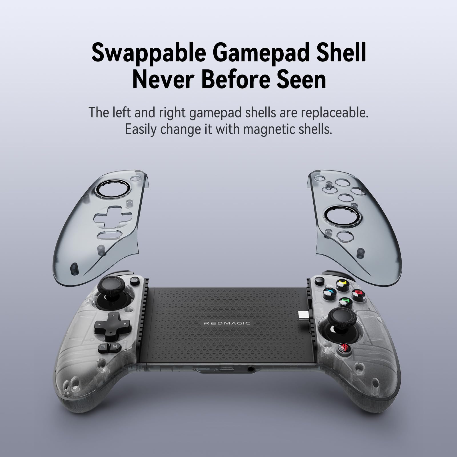 New Redmagic Shadow Blade Gamepad 2 Black Textured Soft Rubber