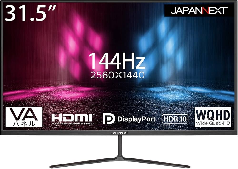 Amazon.co.jp: JAPANNEXT 31.5インチ WQHD(2560 x 1440) 144Hz 液晶