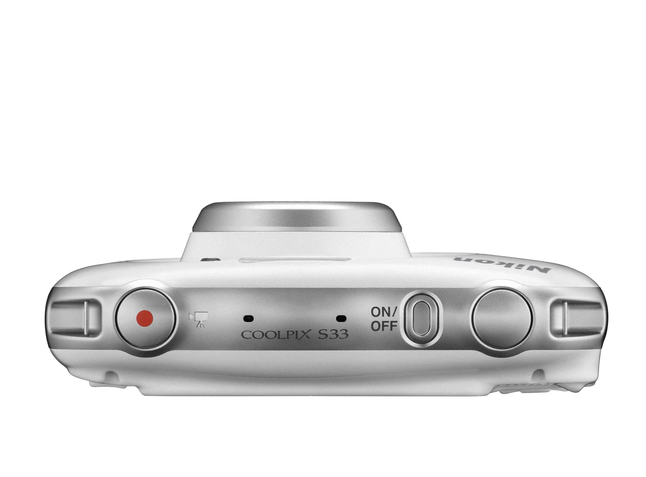 Amazon.com : Nikon COOLPIX S33 Waterproof Digital Camera (White