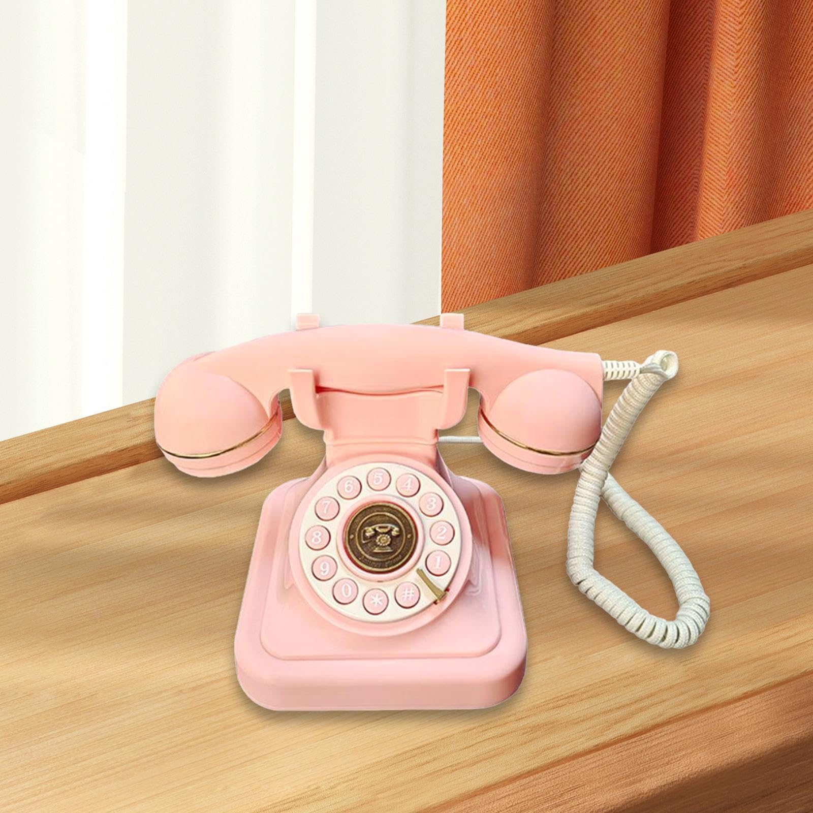 Amazon | QHStealthy コード付きレトロ電話アンティーク電話クラシック