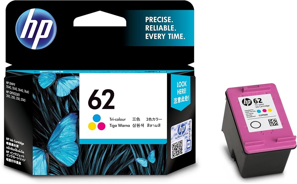Amazon.co.jp: HP 純正 インクカートリッジ HP 62 カラー C2P06AA