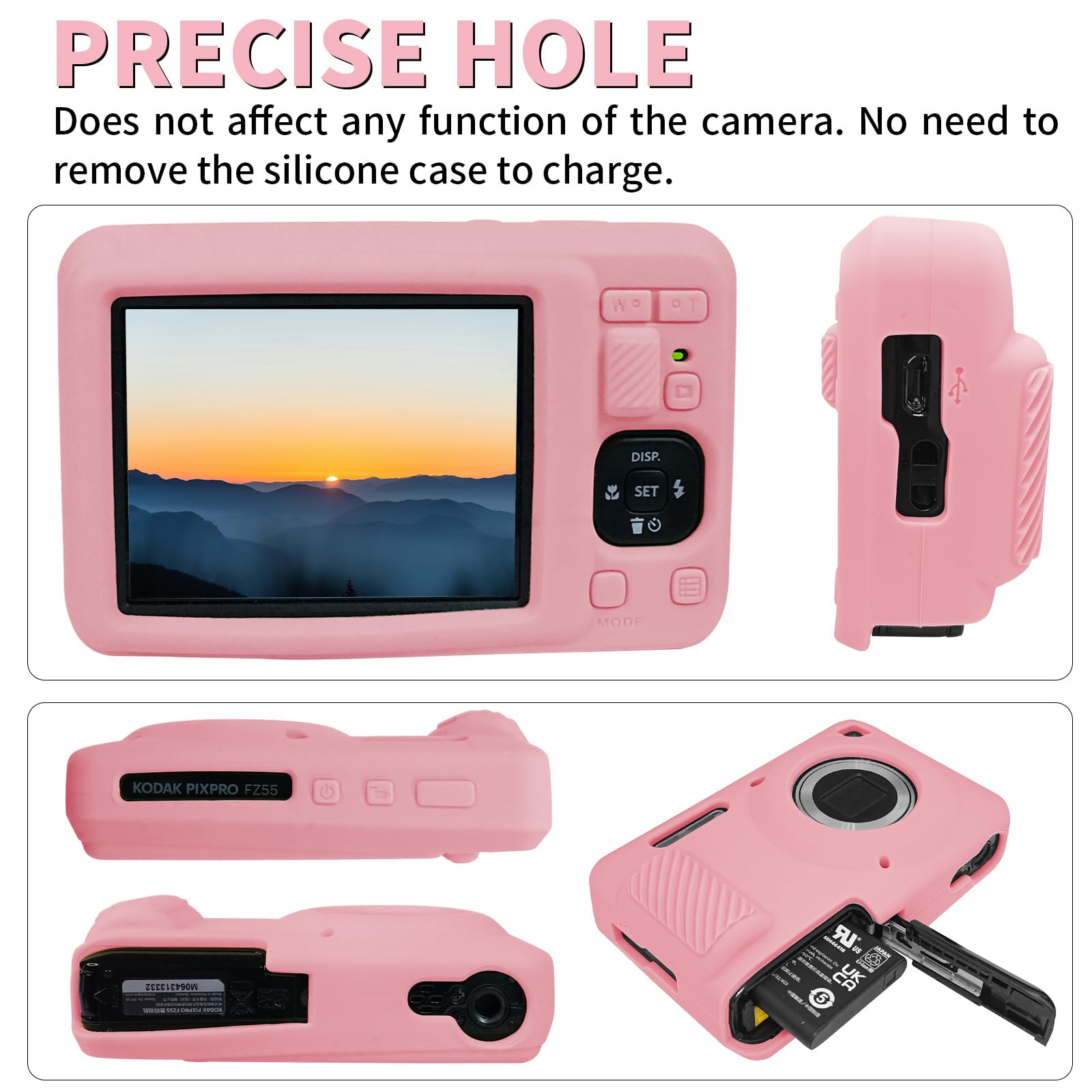 Amazon.com : Easy Hood Camera Case for Kodak PIXPRO FZ55, Soft