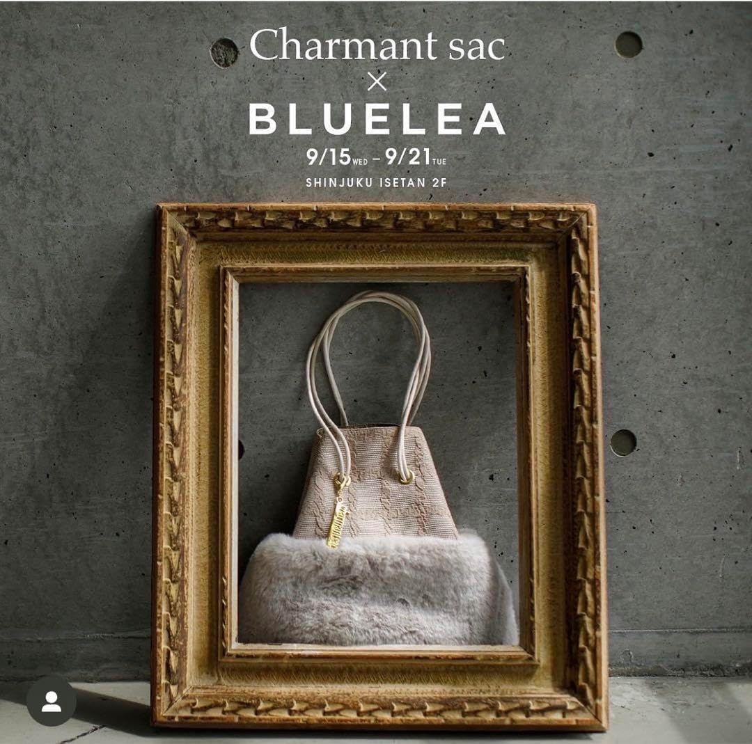 Charmant sac x BLUELEA ハンドバッグ グレー