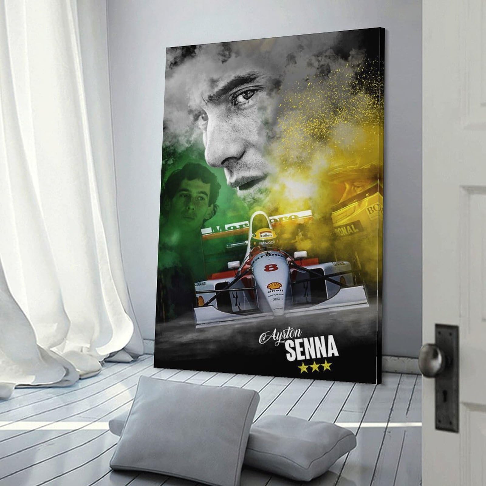 Amazon.co.jp: アイルトンセナ ポスター Ayrton Senna 壁飾り