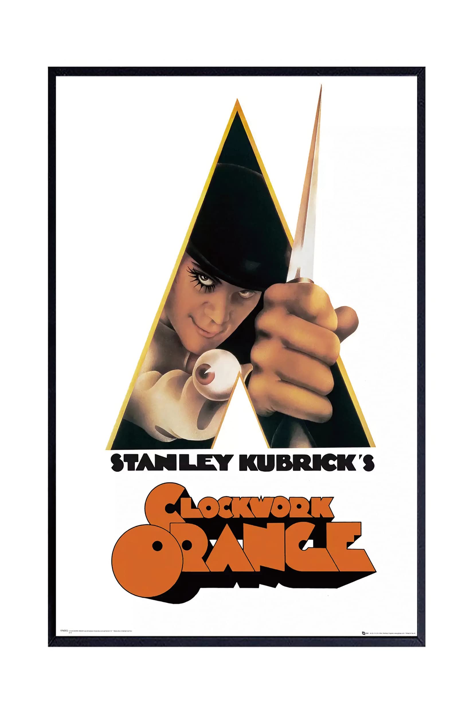 Theissen Poster Vintage Film 'Arancione' Matte Frameless Gift 11 x
