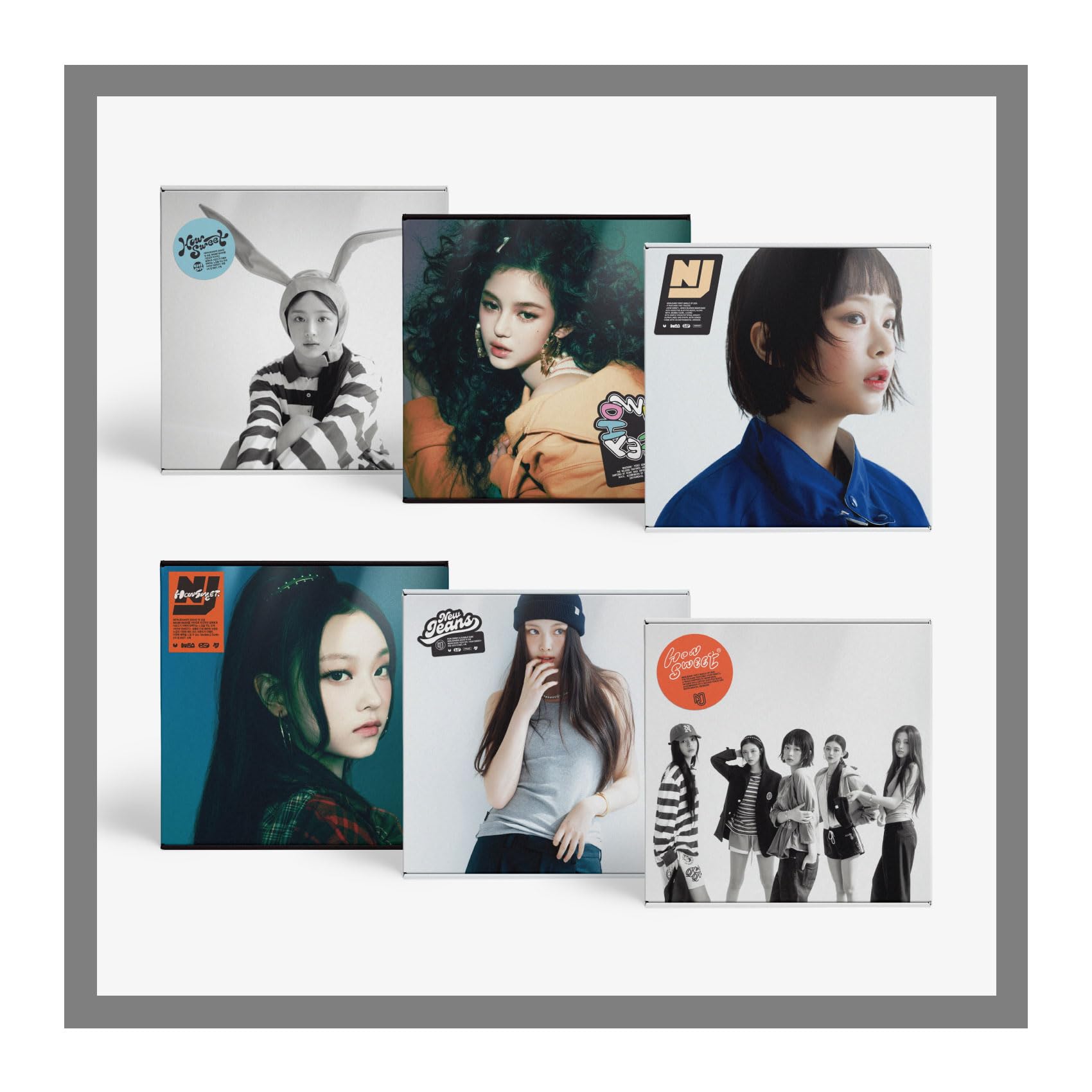 Amazon.co.jp: NewJeans How Sweet Double Single Album with Tracking