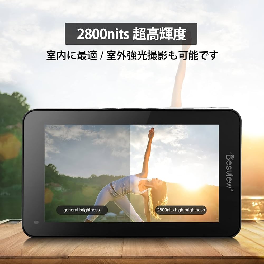 Amazon | Desview R6 カメラモニター 撮影用モニター 2800nit高輝度