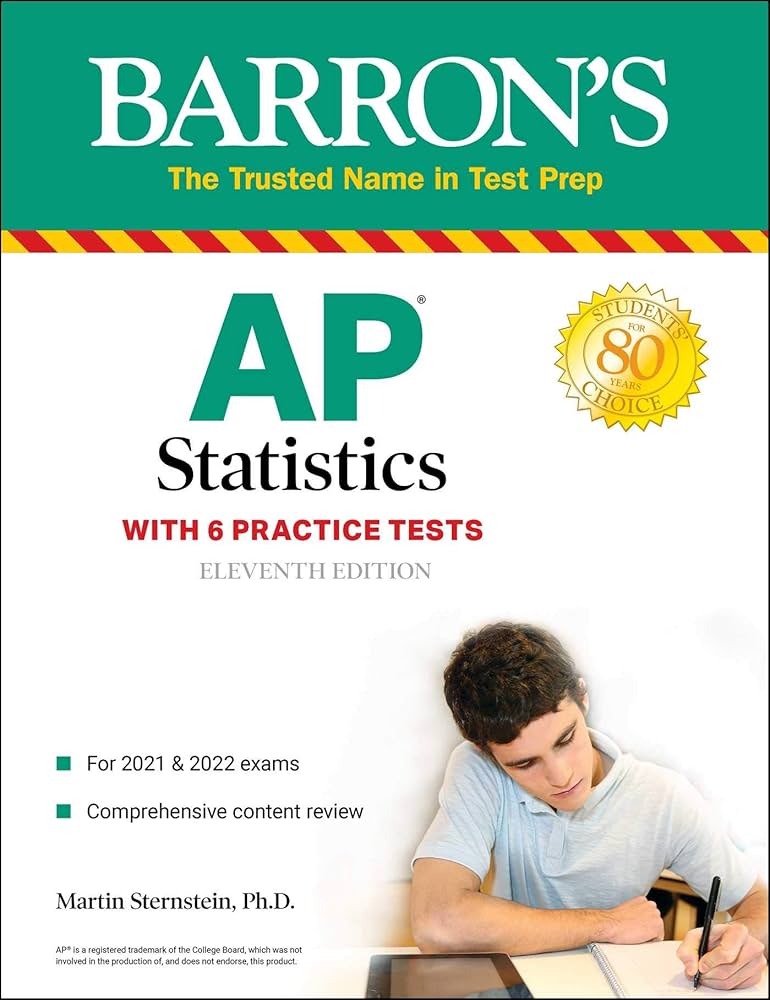 Amazon.com: AP Statistics: With 6 Practice Tests (Barron's Test