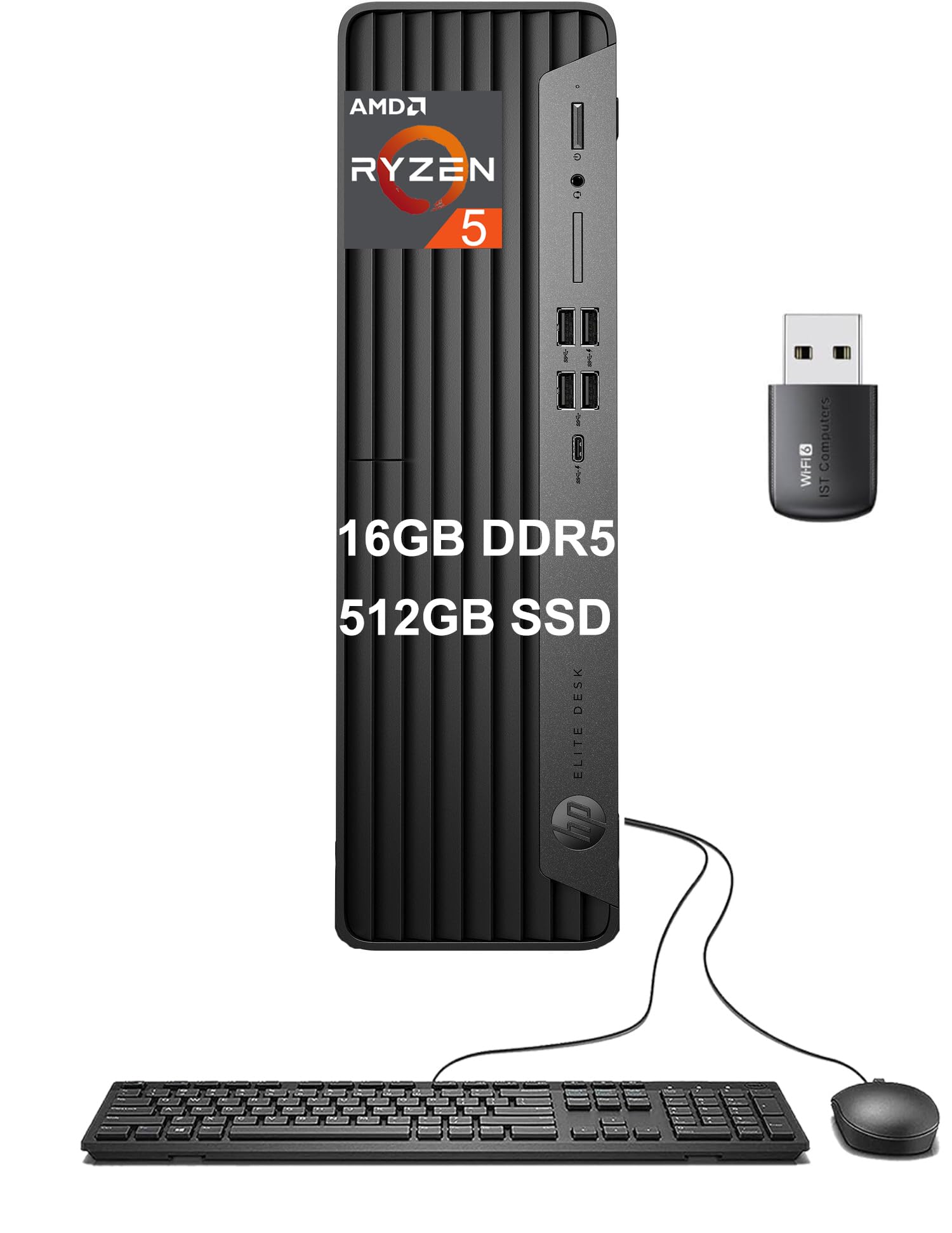 Amazon.com: HP Elite SFF 805 G9 Business Desktop PC (16GB DDR5 RAM