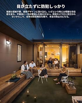 Amazon.co.jp: 「調光式センサーライト一体型・WiFi6強化・カラー暗視