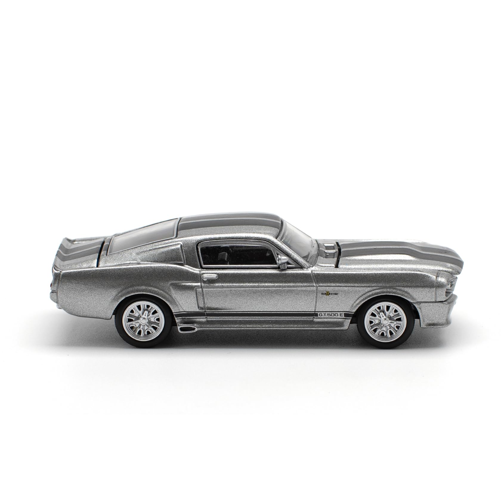 Amazon | POP RACE 1/64 1967 SHELBY MUSTANG GT500 - GREY/BLACK 完成