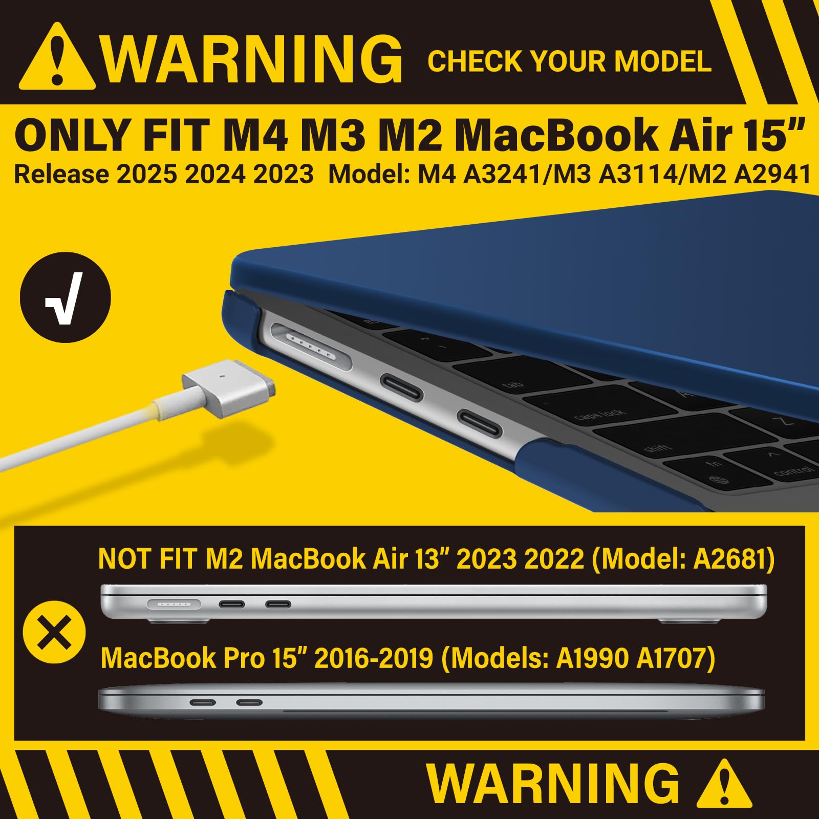 Amazon.com: IBENZER Compatible with 2025 2024 2023 MacBook Air 15