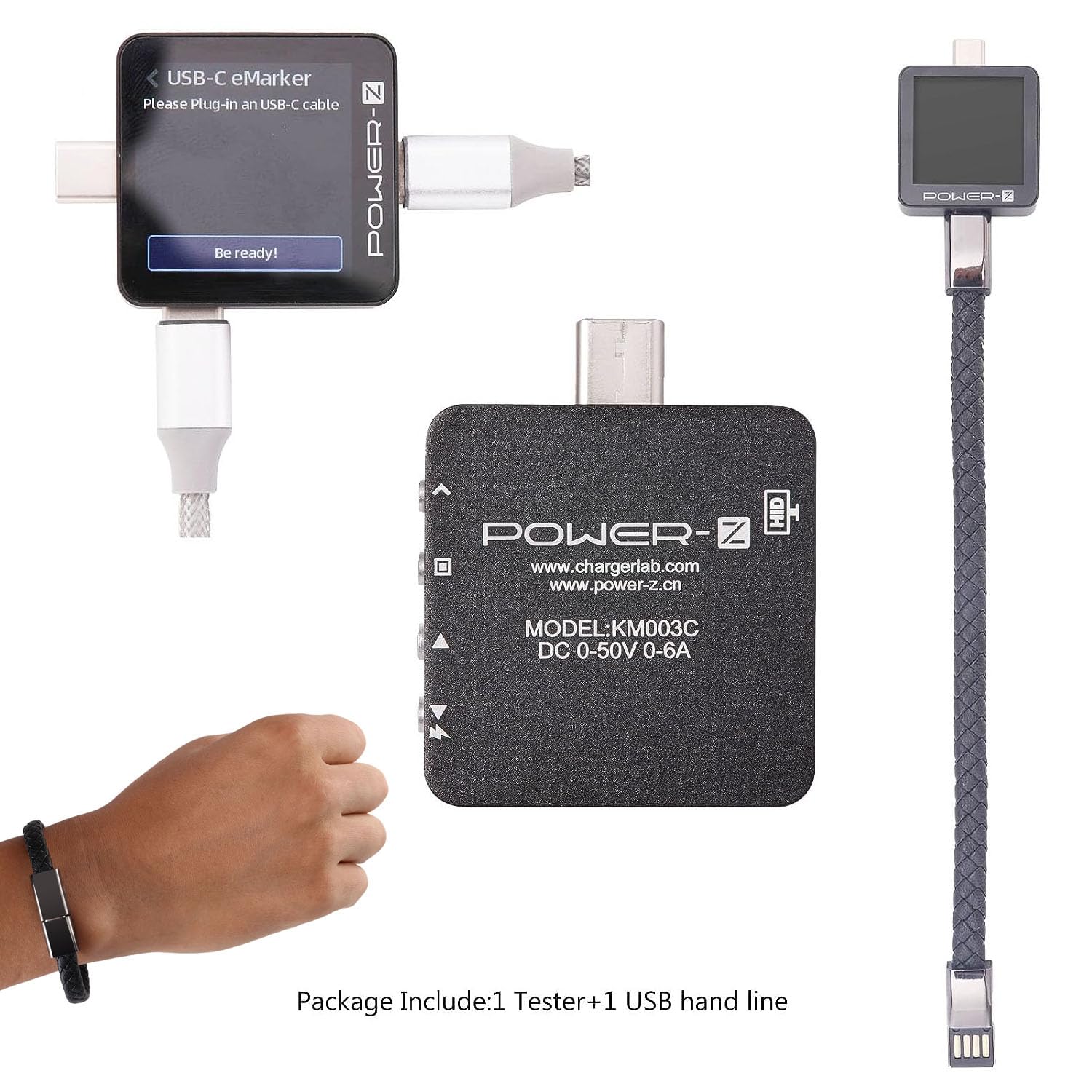 Amazon.co.jp: Power-Z KM003C ポータブル USB-C 高速充電テスター +