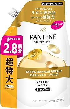 Amazon | パンテーン シャンプー 860mL [2.8 個分] 詰め替え超特大