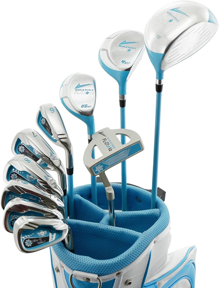 Amazon.co.jp: WORLD EAGLE FL-01V2 A/Blue クラブセット 10本