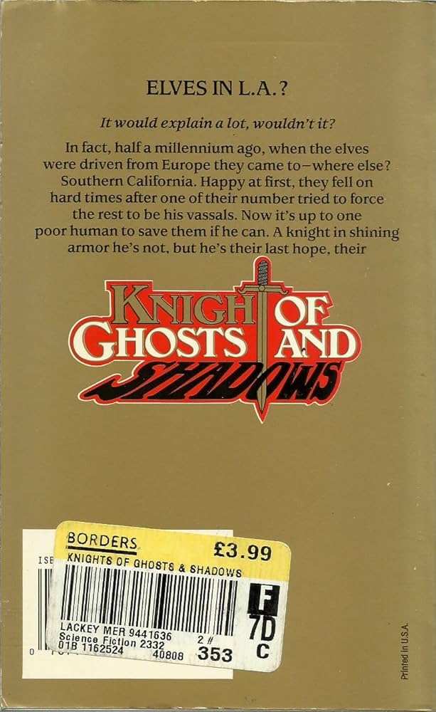 Knight of Ghosts & Shadows (Bedlam's Bard, Bk. 1): Lackey