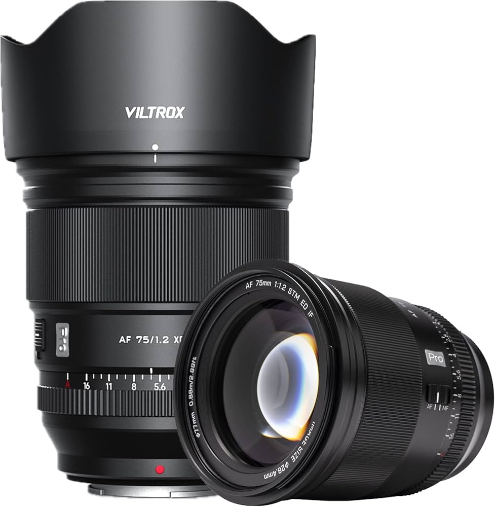Amazon.co.jp: VILTROX AF 75mm F1.2 XF カメラレンズ 大口径 APS-C