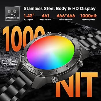 Amazon.com: BRUBOSES GPS Smart Watch for Men Military Rugged