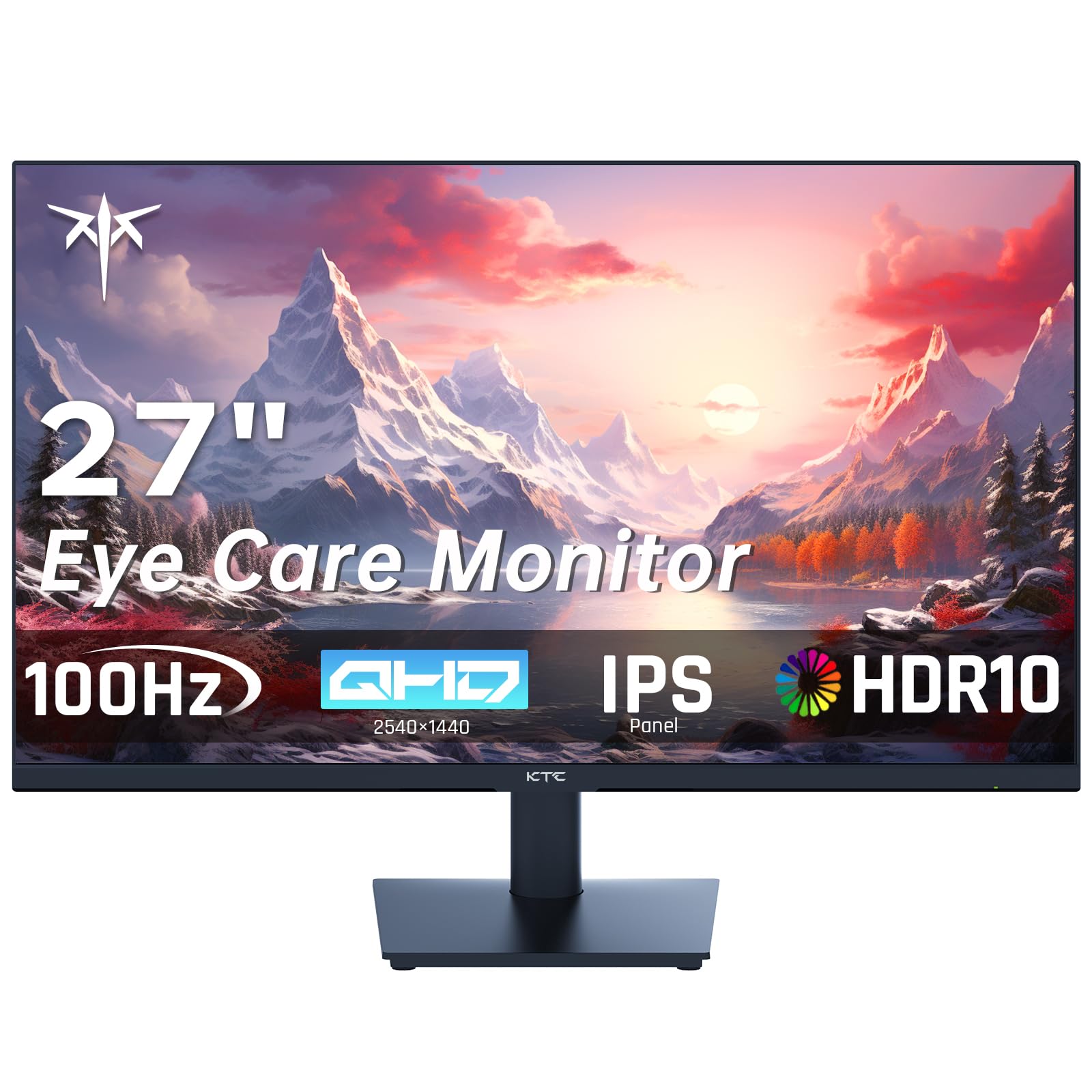 Amazon.com: KTC 27 Inch QHD Computer Monitor, 2K 100Hz IPS Gaming