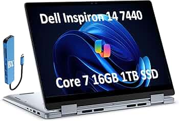 Amazon.com: Dell Inspiron 14 7440 2-in-1 Business Laptop (14
